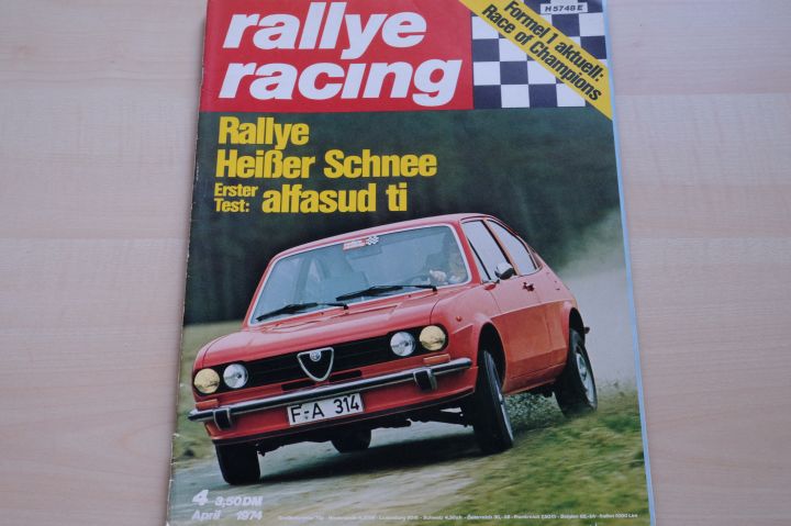 Deckblatt Rallye Racing (04/1974)